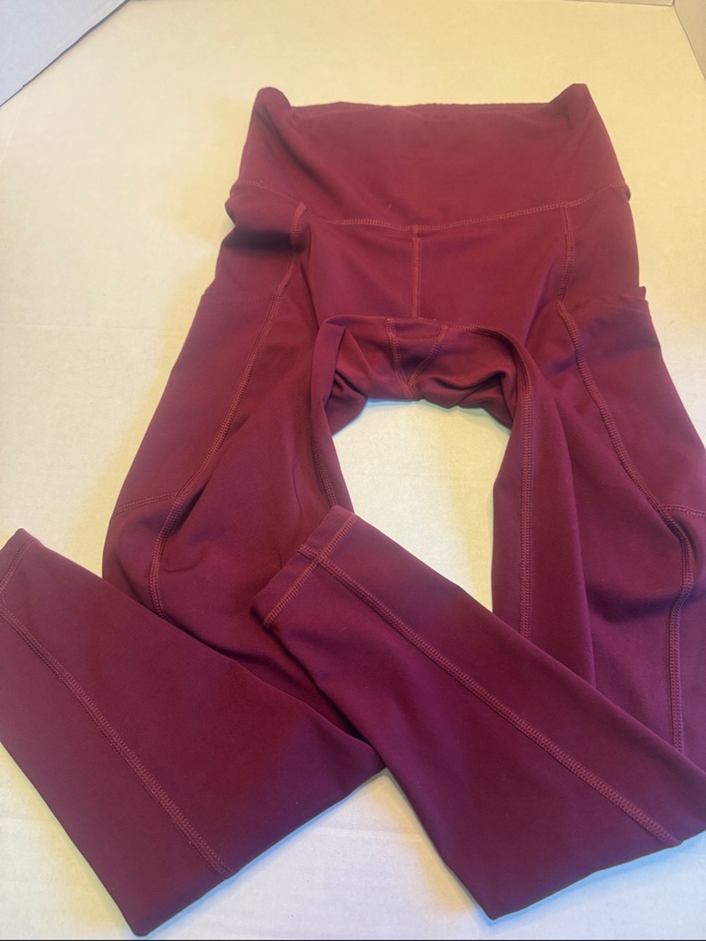 American Eagle Outfitters Deep Wine Pocket Leggings